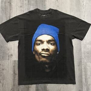 HiJack T Shirt Snoop Dogg Rap Tee Black Faded Hip Hop Big Graphic USA Size Large